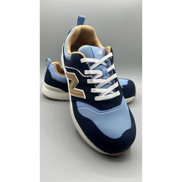 New Balance Elite Lite MUELEHBC Men’s US11 Blue Leather Composite Toe Work Shoes - Picture 1 of 9
